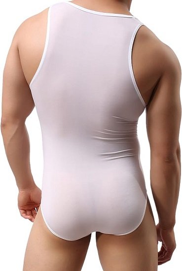 Men's Athletic Supporters Ultra Lightweight Jumpsuit One Piece Bodysuit Singlet