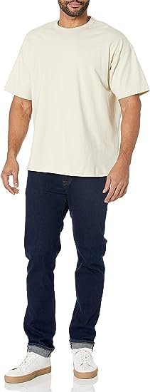 Men's Oversized Heavyweight Cotton Short-Sleeve T-Shirt